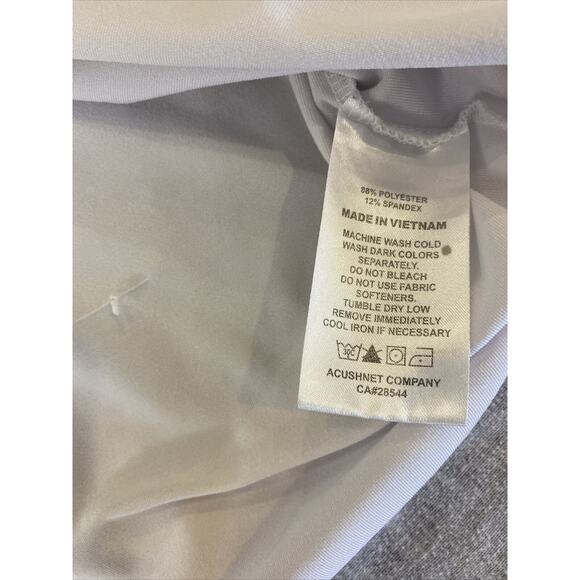 Footjoy Shirt Mens Extra Large White Polo Golf Striped Athletic Mt Vernon Club - Picture 5 of 11